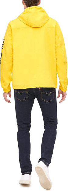 Чоловіча куртка-анорак Tommy Hilfiger з капюшоном оригінал 1159769396 (Жовтий, S)