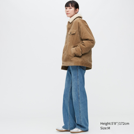 Вельветовая куртка UNIQLO 1159780438 (Коричневый, XL)