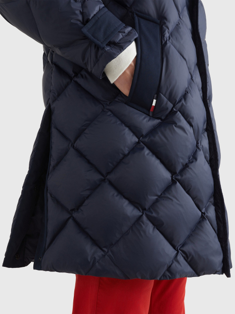Мужское пуховое пальто Tommy Hilfiger куртка 1159782992 (Синий, M)