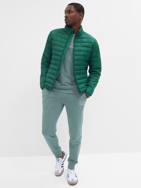 Мужская куртка GAP на молнии 1159795747 (Зеленый, XL)