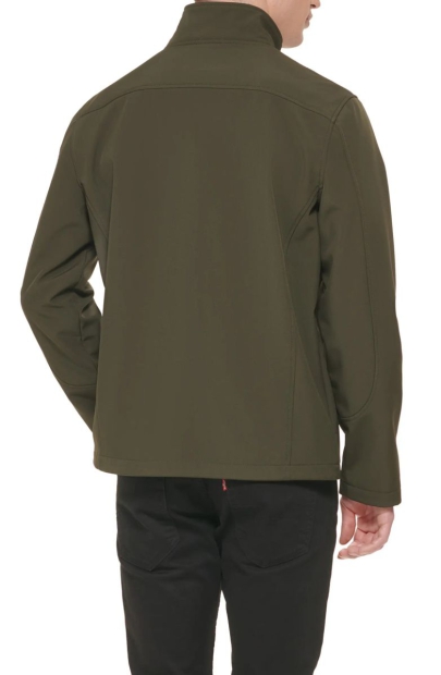 Чоловіча куртка GUESS Softshell на блискавці 1159798054 (Зелений, S)