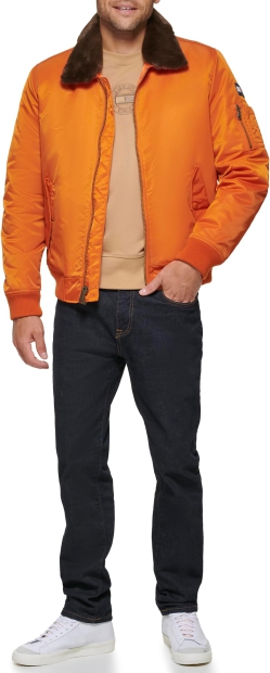Мужская куртка Tommy Hilfiger на молнии 1159803730 (Оранжевый, XXL)