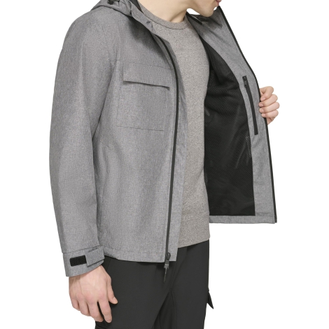Чоловіча куртка DKNY з капюшоном 1159804161 (Сірий, XXL)
