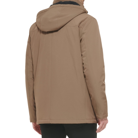 Мужская водостойкая куртка Calvin Klein с капюшоном 1159804291 (Коричневый, XXL)