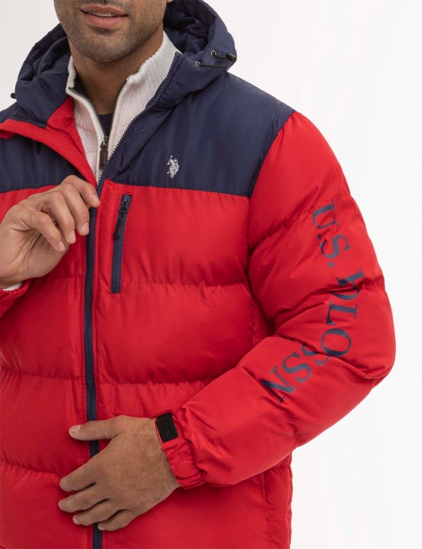 Чоловіча куртка U.S. Polo Assn 1159807108 (Червоний синій, S)