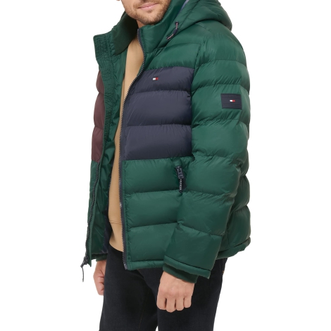 Мужская куртка Tommy Hilfiger с капюшоном 1159807551 (Зеленый, L)