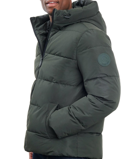 Мужская теплая куртка-пуховик Michael Kors 1159807604 (Зеленый, L)