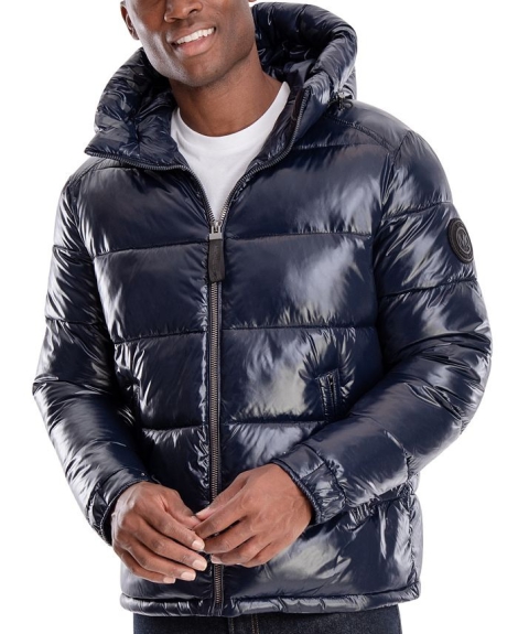 Чоловіча тепла куртка-пуховик Michael Kors 1159809202 (Білий/синій, XXL)