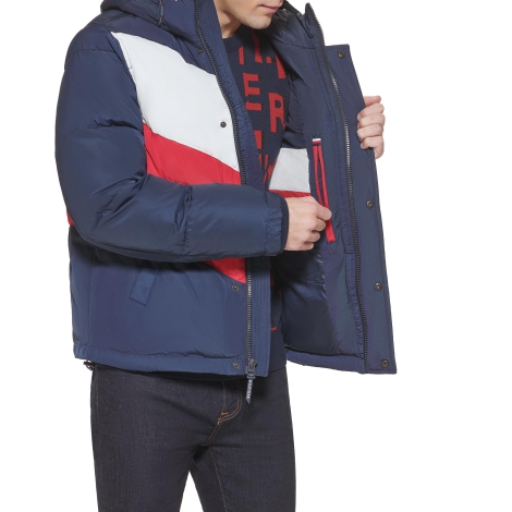 Чоловіча куртка Tommy Hilfiger з капюшоном 1159814371 (Різнокольоровий, L)