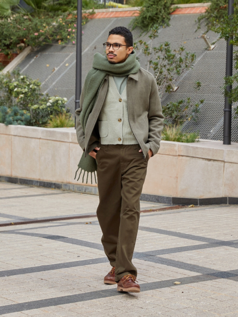 Куртка UNIQLO на блискавці 1159830909 (Хакі M)
