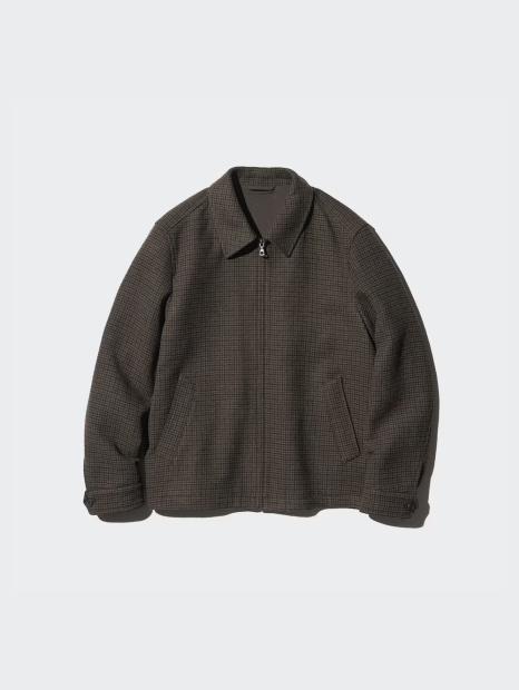 Куртка на молнии UNIQLO 1159832811 (Коричневый 3XL)