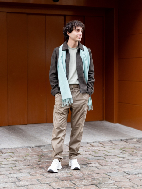 Куртка на молнии UNIQLO 1159832811 (Коричневый 3XL)