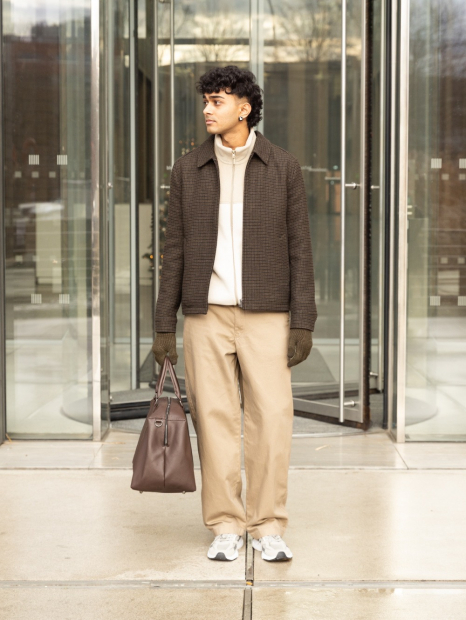 Куртка на молнии UNIQLO 1159832811 (Коричневый 3XL)