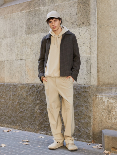 Куртка на молнии UNIQLO 1159832811 (Коричневый 3XL)