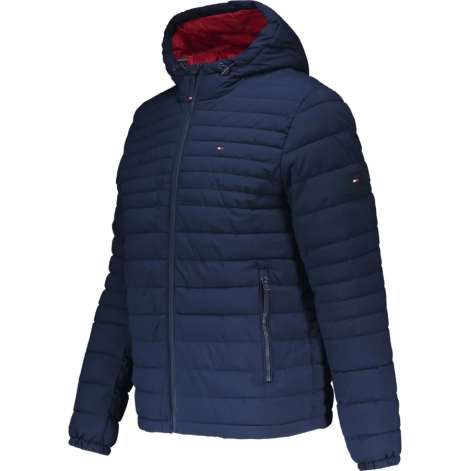 Мужская ультралегкая куртка с капюшоном Tommy Hilfiger на молнии 1159834784 (Синий XXL)