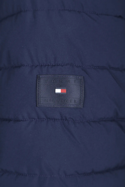 Мужская ультралегкая куртка с капюшоном Tommy Hilfiger на молнии 1159834784 (Синий XXL)