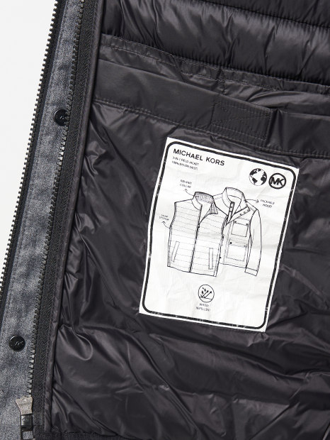 Чоловіча куртка 3в1 Michael Kors 1159835210 (Сірий M)
