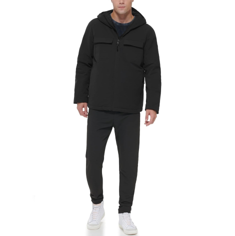 Чоловіча куртка DKNY з капюшоном 1159836018 (Чорний XL)