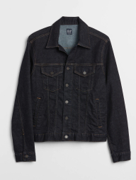 Джинсовая мужская куртка GAP короткая art907708 (Синий, M)