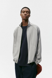 Мужская легкая куртка Zara ветровка 1159762040 (Серый, XL)
