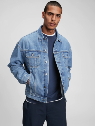 Мужская джинсовая куртка GAP 1159762222 (Синий, XL)