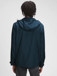 Ветровка мужская GAP легкая куртка с капюшоном 1159766011 (Синий, M)