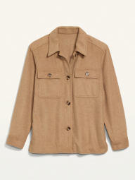 Женская куртка-рубашка шакет Old Navy 1159766481 (Бежевый, 4X)