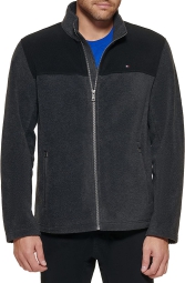 Мужская флисовая куртка Tommy Hilfiger 1159766512 (Серый/Черный, XXL)