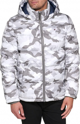Мужская куртка Tommy Hilfiger с капюшоном 1159767380 (Серый, 3XL)