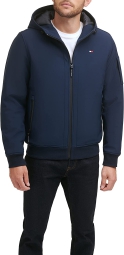 Мужская куртка-бомбер Tommy Hilfiger с капюшоном 1159767419 (Синий, 3XL)