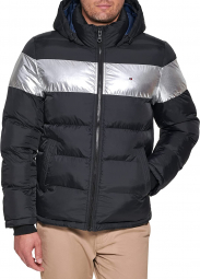 Мужская куртка Tommy Hilfiger с капюшоном 1159767754 (Черный, 3XL)