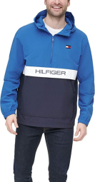 Чоловіча куртка-анорак  Tommy Hilfiger з капюшоном оригінал 1159768401 (Білий/синій, XXL)