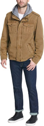 Мужская куртка с капюшоном Levi's 1159768418 (Коричневый, XL)