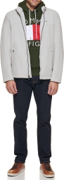 Мужская флисовая куртка Tommy Hilfiger 1159769081 (Серый, XXL)