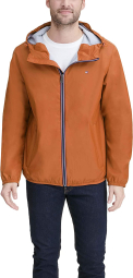 Мужская непромокаемая куртка Tommy Hilfiger с капюшоном 1159768846 (Оранжевый, XXL)
