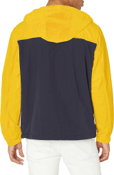 Чоловіча куртка-анорак Tommy Hilfiger з капюшоном оригінал 1159768957 (Жовтий/Синій, S)