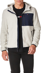 Мужская флисовая куртка Tommy Hilfiger 1159769035 (Серый/синий, XL)