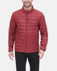 Мужская куртка Tommy Hilfiger пуховик на молнии 1159769108 (Красный, 4XL)