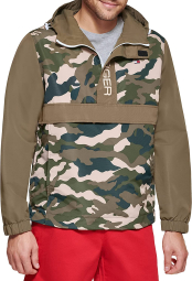 Мужская куртка-анорак Tommy Hilfiger с капюшоном 1159769161 (Камуфляж, XXL)