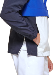 Мужская анорак Tommy Hilfiger водостойкая куртка с капюшоном 1159769393 (Синий/Белый, S)