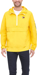 Чоловіча куртка-анорак Tommy Hilfiger з капюшоном оригінал 1159769396 (Жовтий, S)