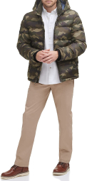 Мужская куртка Tommy Hilfiger с капюшоном 1159769427 (Камуфляж, XS)