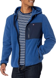 Мужская флисовая куртка Tommy Hilfiger 1159771817 (Синий, M)
