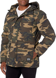 Мужская куртка с капюшоном Levi's парка 1159770104 (Камуфляж, XXL)
