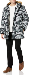 Зимняя мужская куртка Tommy Hilfiger парка 1159770571 (Камуфляж, XL)