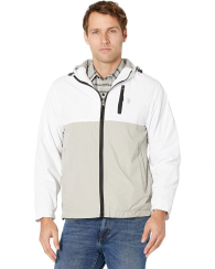 Мужская куртка U.S. Polo Assn. с капюшоном 1159770618 (Белый/Серый, L)