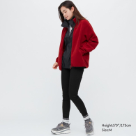 Флисовая куртка на молнии UNIQLO 1159776283 (Красный, S)