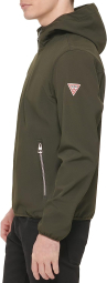 Мужская куртка GUESS на молнии Softshell 1159776362 (Зеленый, L)