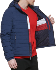 Мужская куртка Tommy Hilfiger на молнии 1159777508 (Синий, XXL)