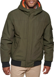 Мужская куртка-бомбер Tommy Hilfiger с капюшоном 1159802647 (Зеленый, S)